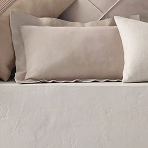 RH Suede Pintuck Pillow Cover - Pair